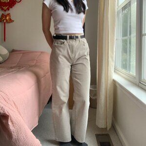 The Blake High Rise Wide Leg Crop Jeans